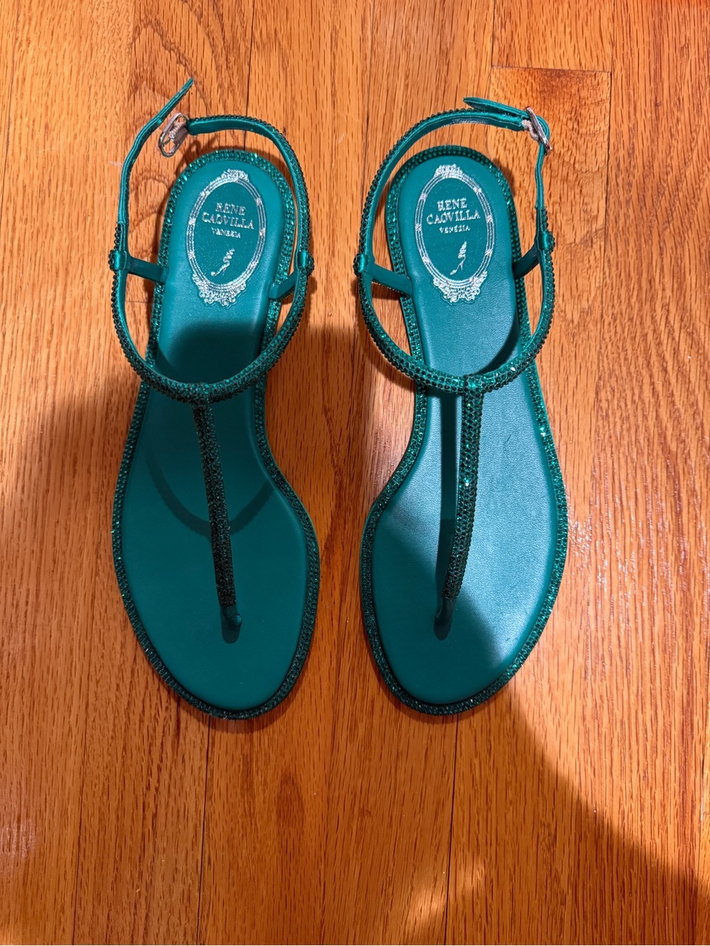 Rene Caovilla Diana Crystal Sandals